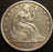 1861-O Seated Half Dollar - Very Fine