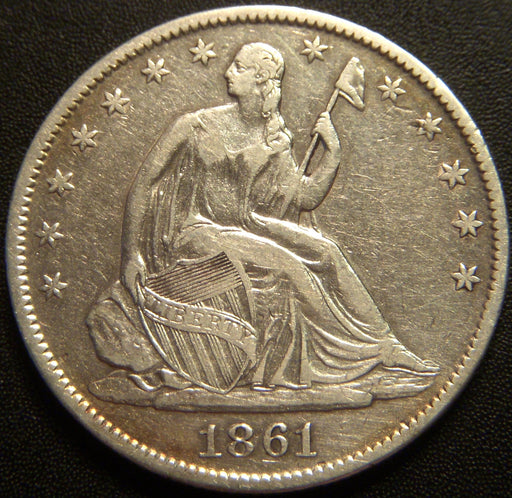 1861-O Seated Half Dollar - Very Fine