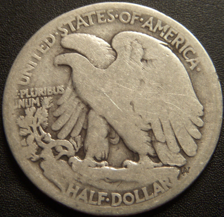 1916-S Walking Half Dollar - Good