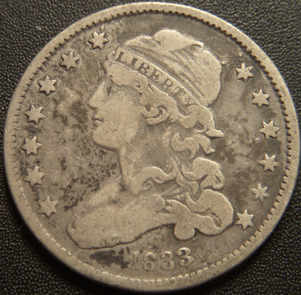1833 Bust Quarter - Fine