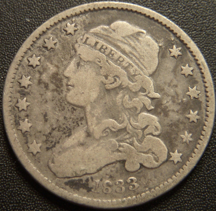 1833 Bust Quarter - Fine