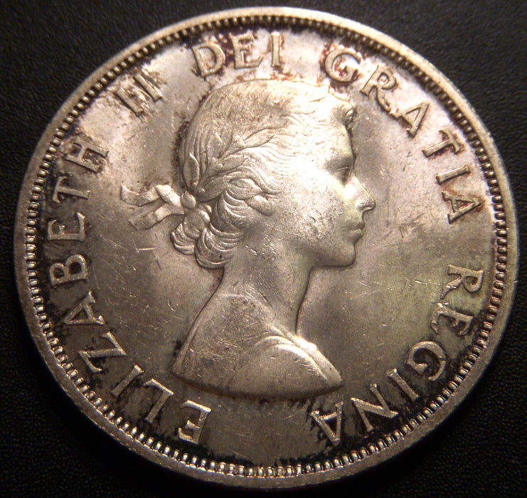 1958 Canadian Silver Dollar - AU