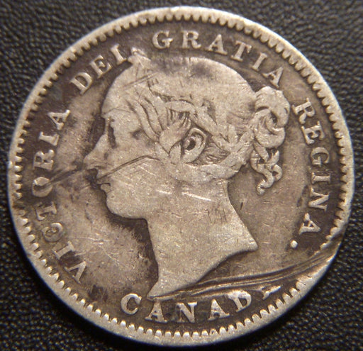 1896 Canadian Dime - Fine Details