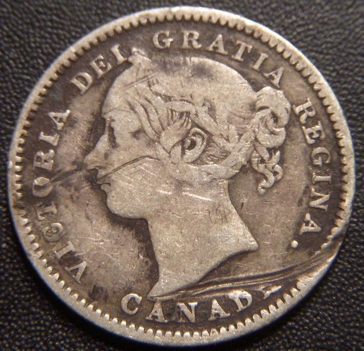 1896 Canadian Dime - Fine Details