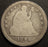 1844-O Seated Quarter - Good