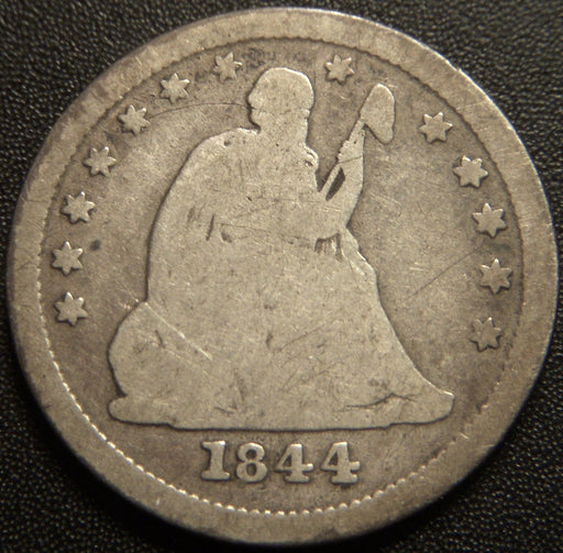 1844-O Seated Quarter - Good