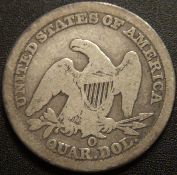 1844-O Seated Quarter - Good