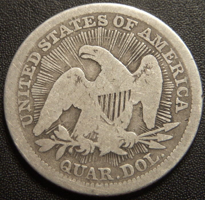 1853 Seated Quarter - Arrows & Rays Good