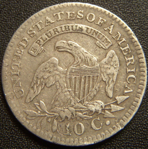 1821 Bust Dime - Large Date Very Fine Details