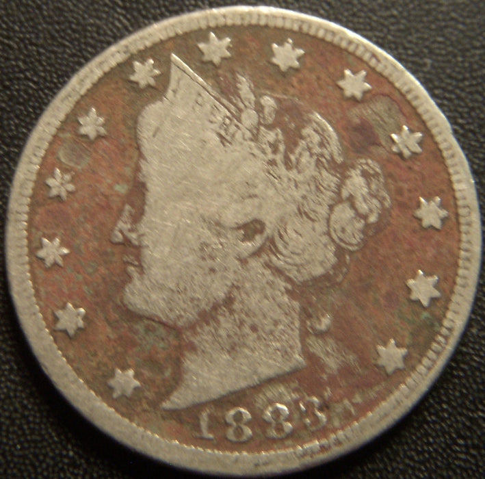 1883 Liberty Nickel - With CENT Very Good