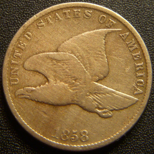 1858 Flying Eagle Cent - Small Letter Very Good