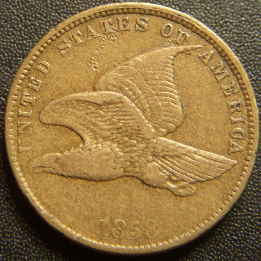 1858 Flying Eagle Cent - Small Letter Fine