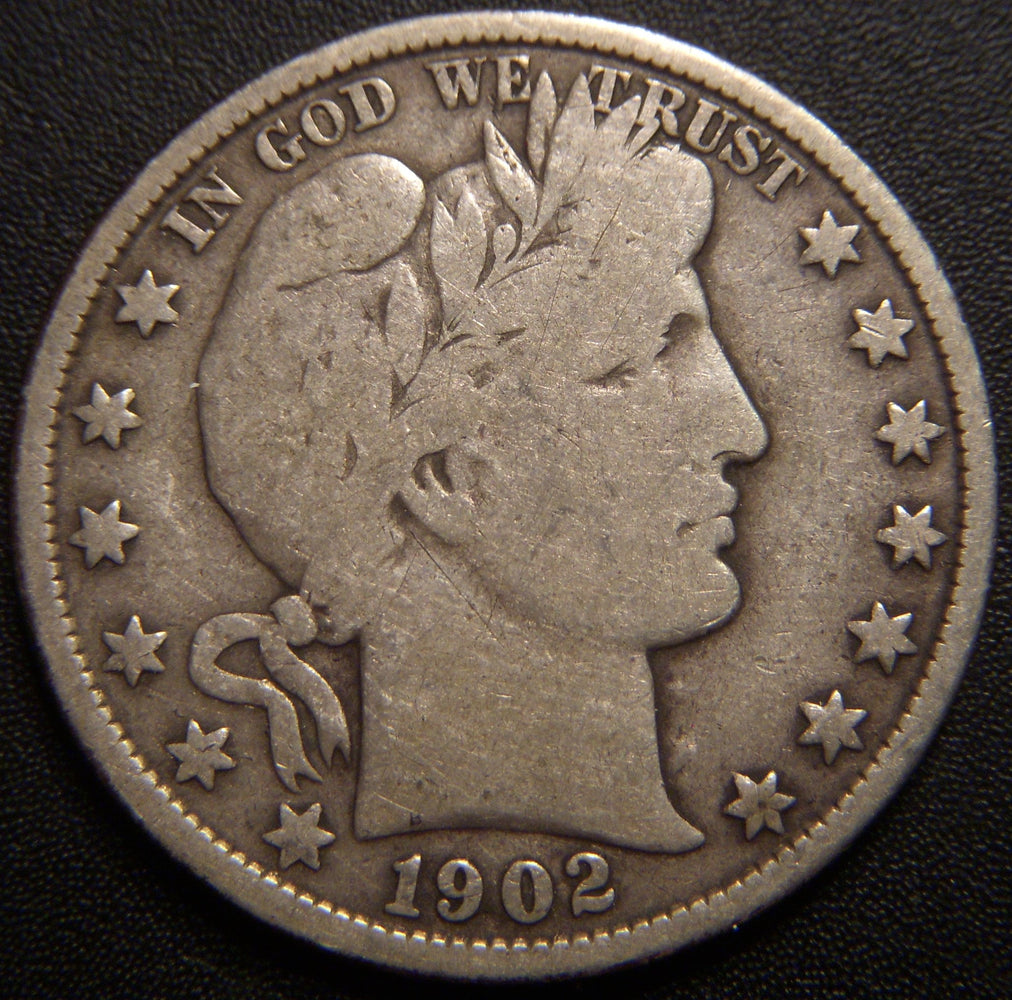 1902 Barber Half Dollar - Very Good