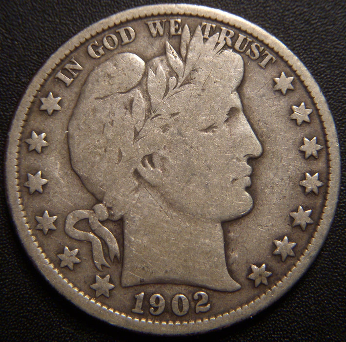 1902 Barber Half Dollar - Very Good