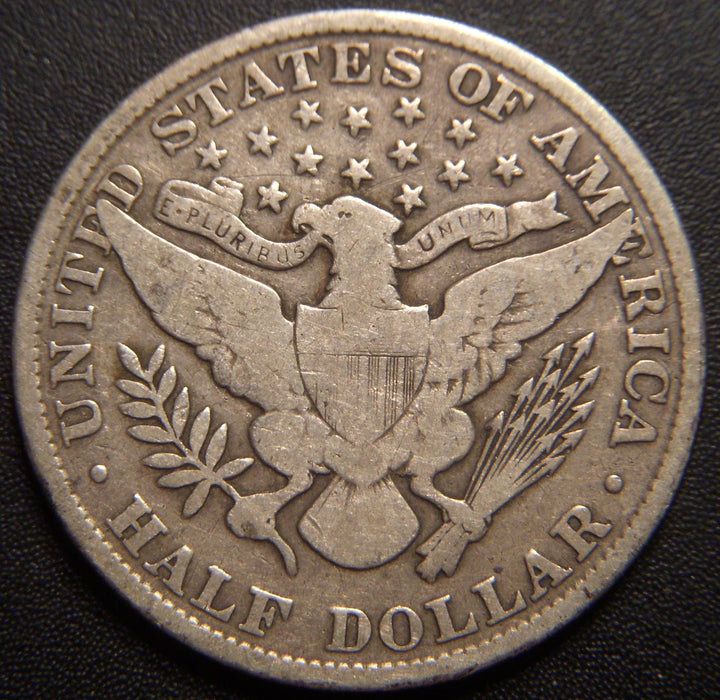 1902 Barber Half Dollar - Very Good