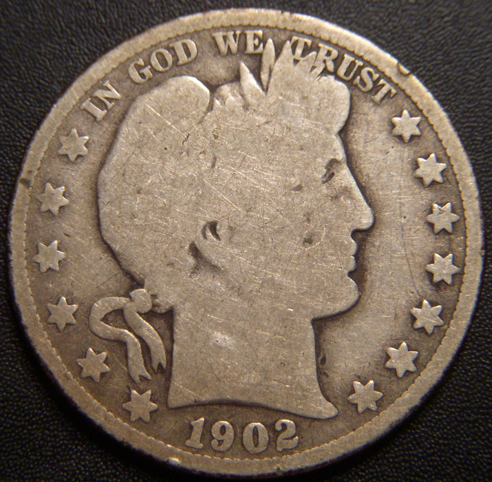 1902-O Barber Half Dollar - Good