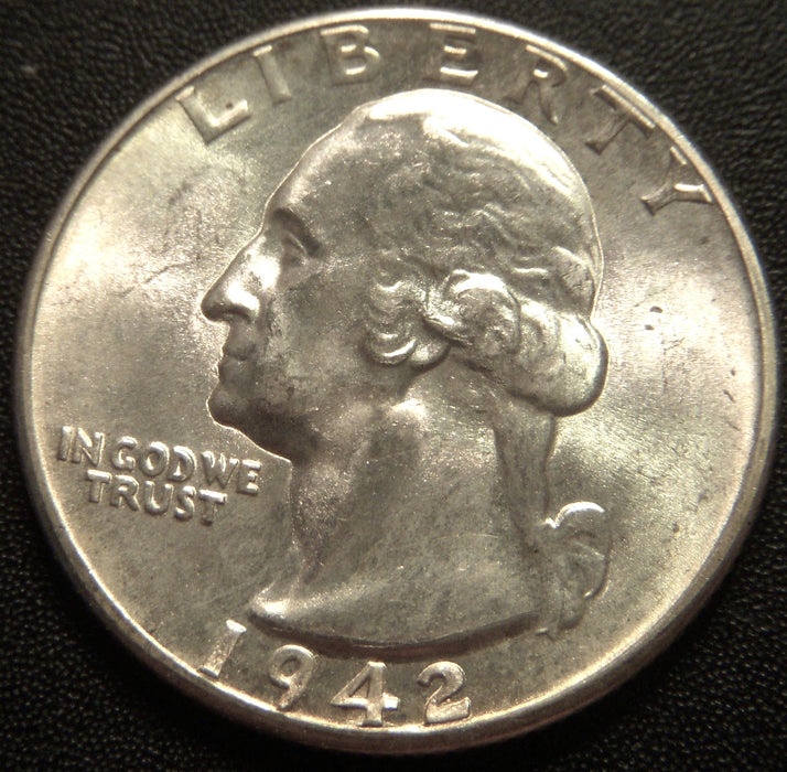 1942-D Washington Quarter - Uncirculated