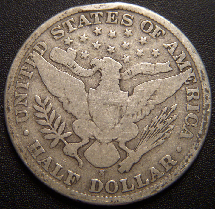 1902-S Barber Half Dollar - Good+