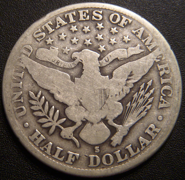 1914-S Barber Half Dollar - Good