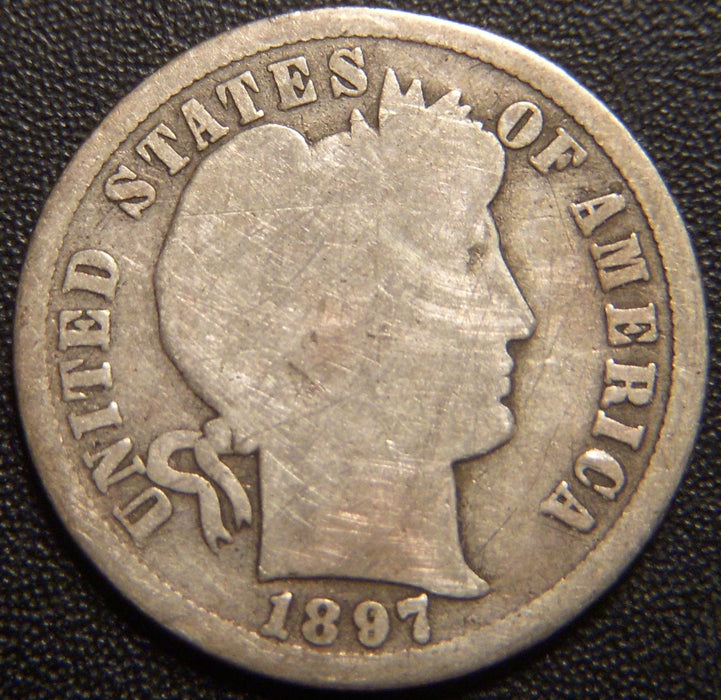 1897-S Barber Dime - Good