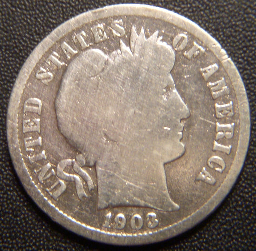 1903-S Barber Dime - Good
