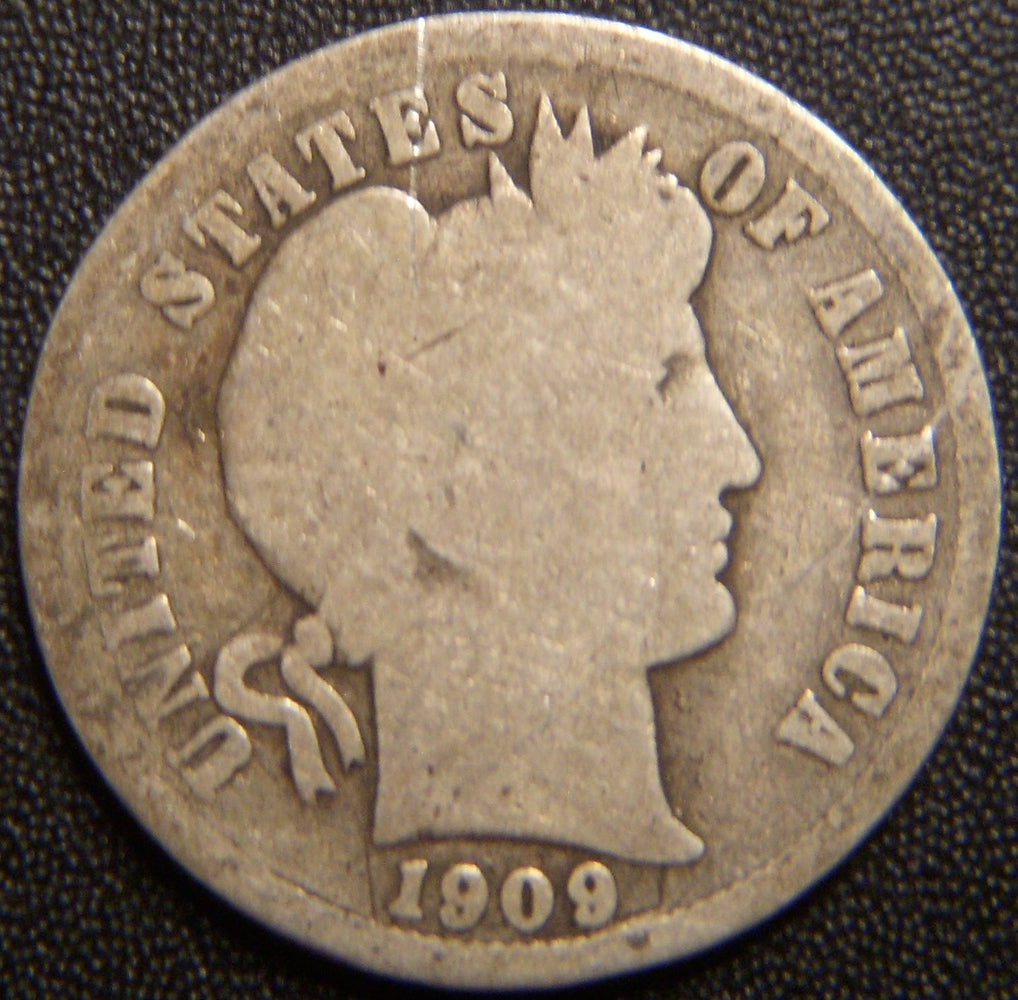 1909-D Barber Dime - Good