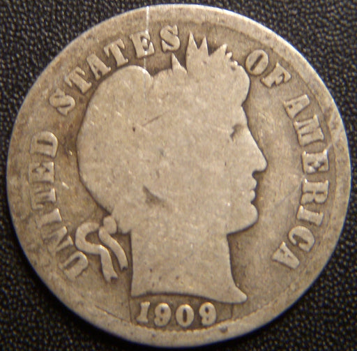 1909-D Barber Dime - Good