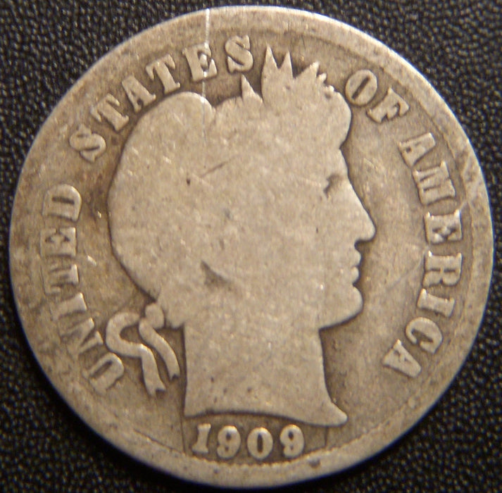 1909-D Barber Dime - Good