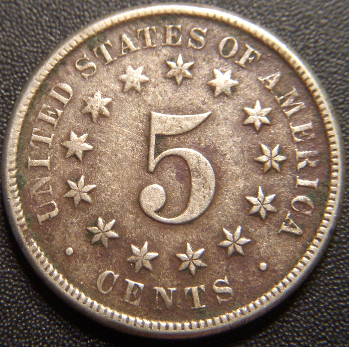 1870 Shield Nickel - Fine