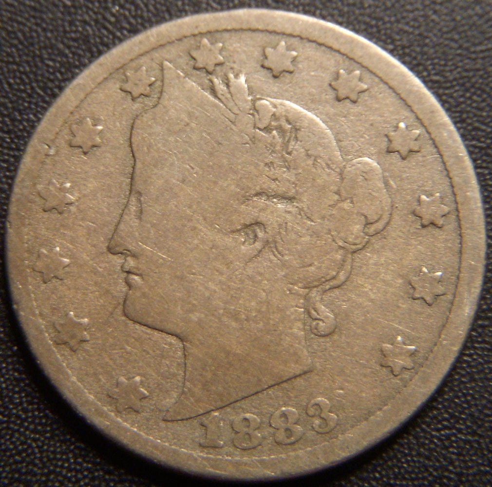 1883 Liberty Nickel - With CENT Good