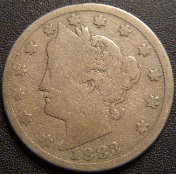 1883 Liberty Nickel - With CENT Good