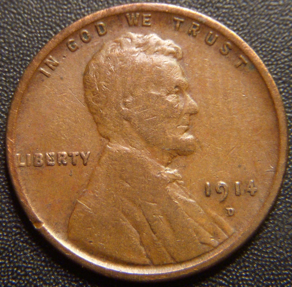 1914-D Lincoln Cent - Very Good