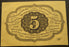 5 Cents Fractional Currency 1st Issue - FR# 1230