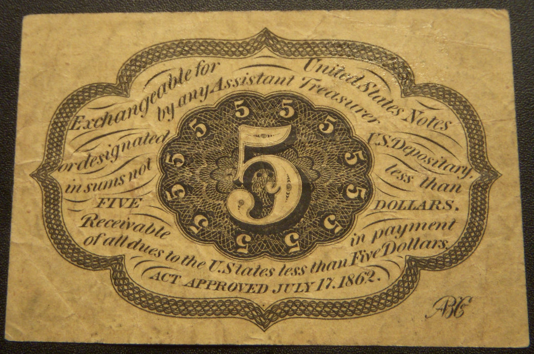 5 Cents Fractional Currency 1st Issue - FR# 1230