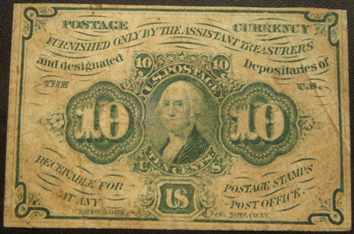 10 Cents Fractional Currency 1st Issue - FR# 1242