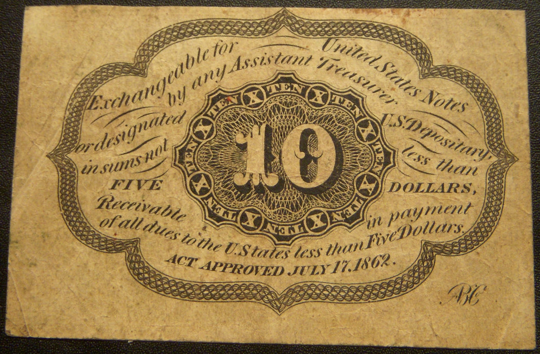 10 Cents Fractional Currency 1st Issue - FR# 1242