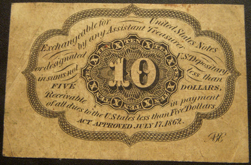 10 Cents Fractional Currency 1st Issue - FR# 1242