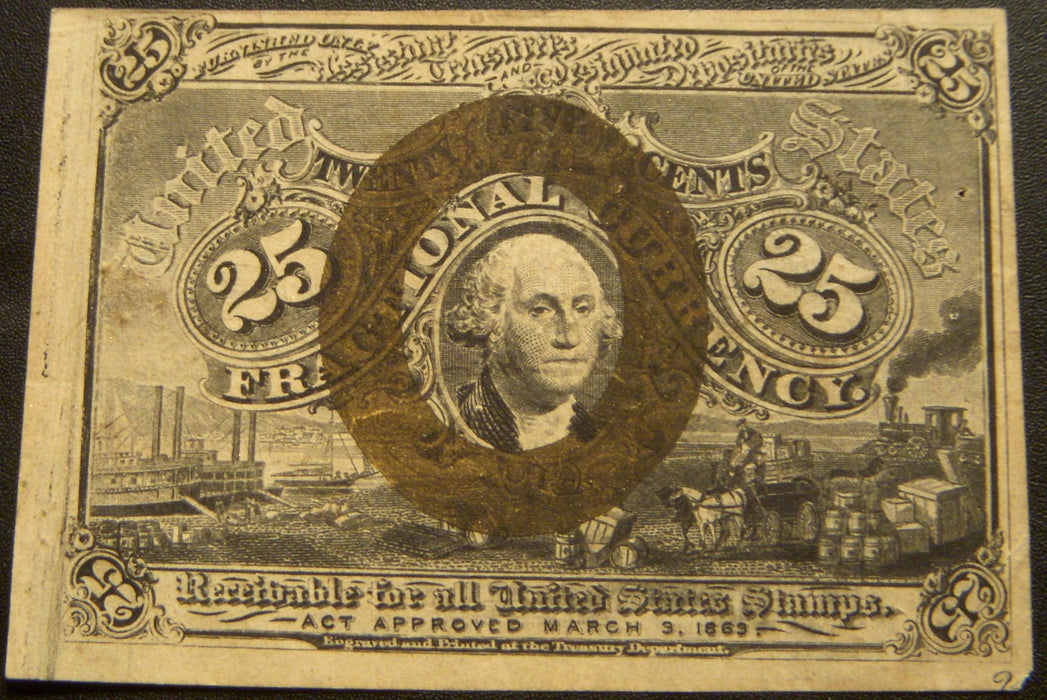 25 Cents Fractional Currency 2nd Issue - FR# 1283
