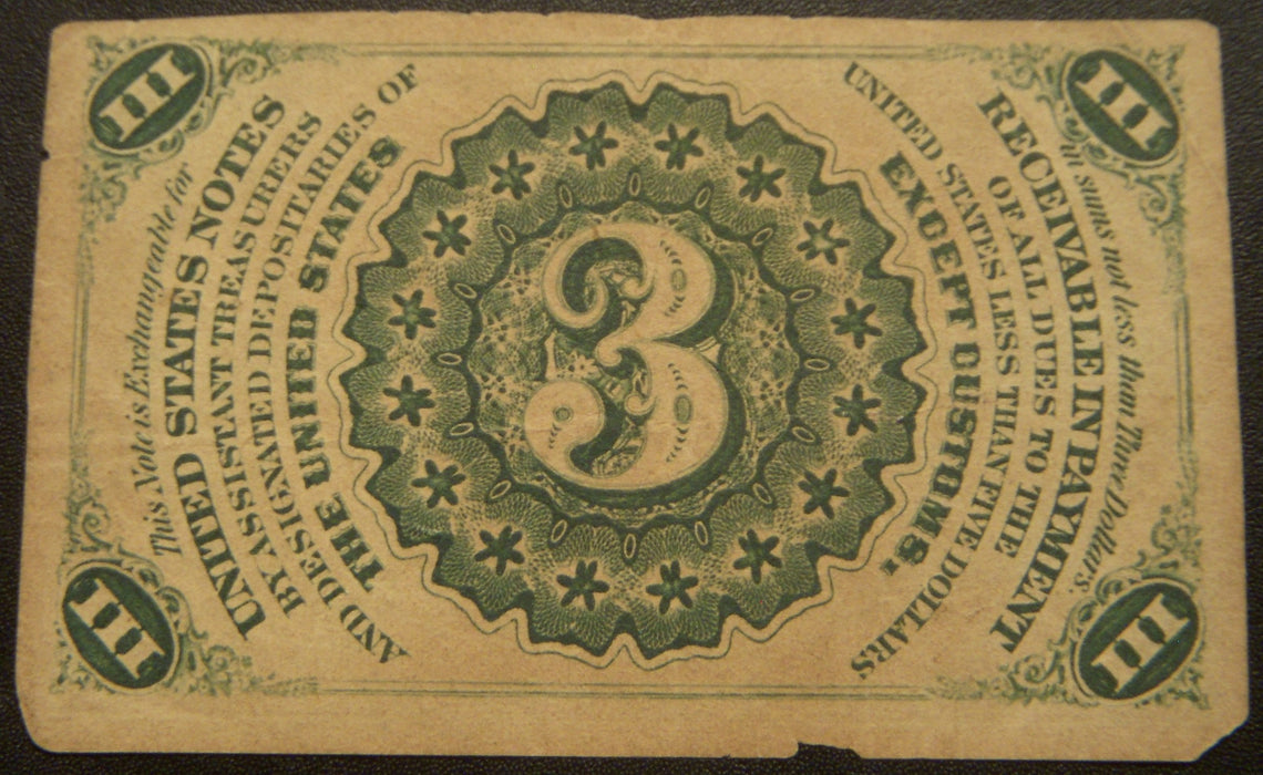 3 Cents Fractional Currency 2nd Issue - FR# 1226