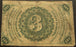 3 Cents Fractional Currency 2nd Issue - FR# 1226