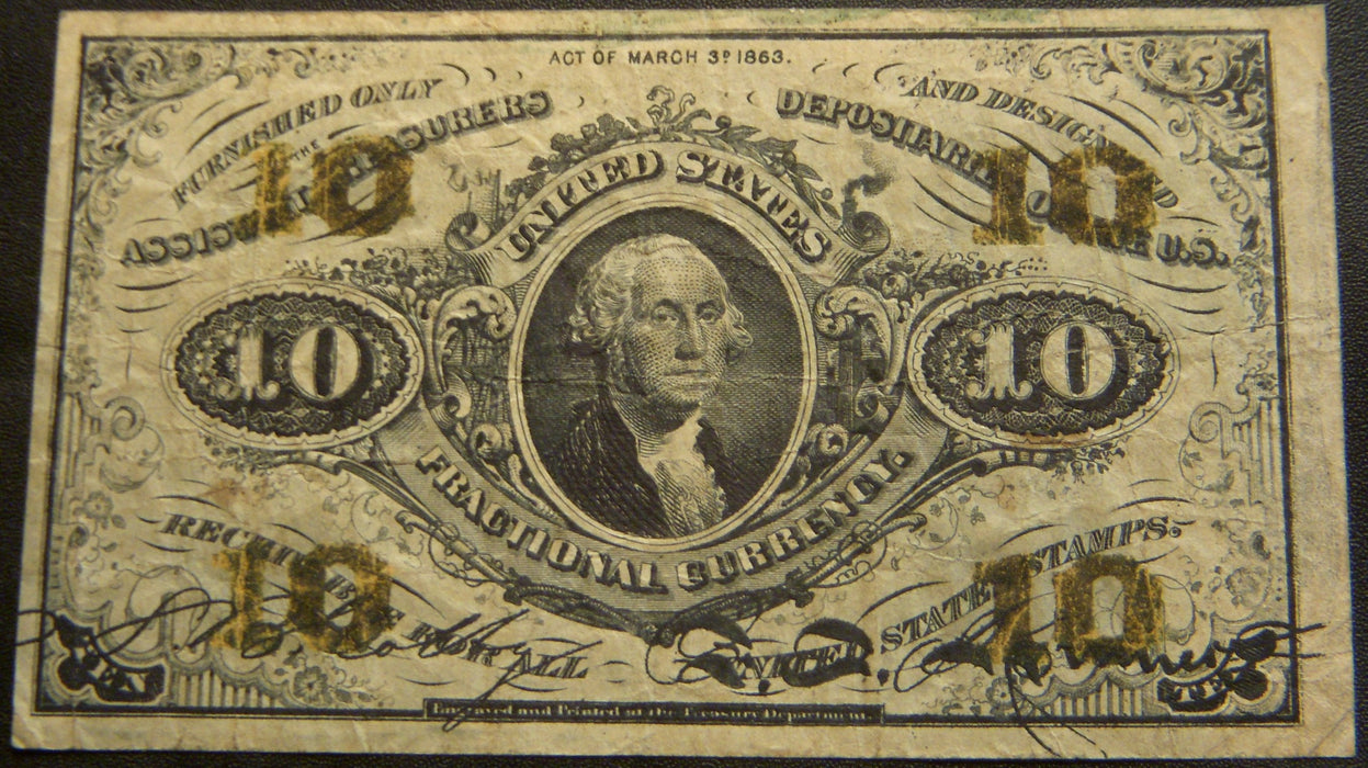 10 Cents Fractional Currency 3rd Issue - FR# 1255