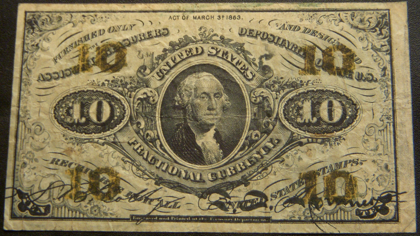 10 Cents Fractional Currency 3rd Issue - FR# 1255
