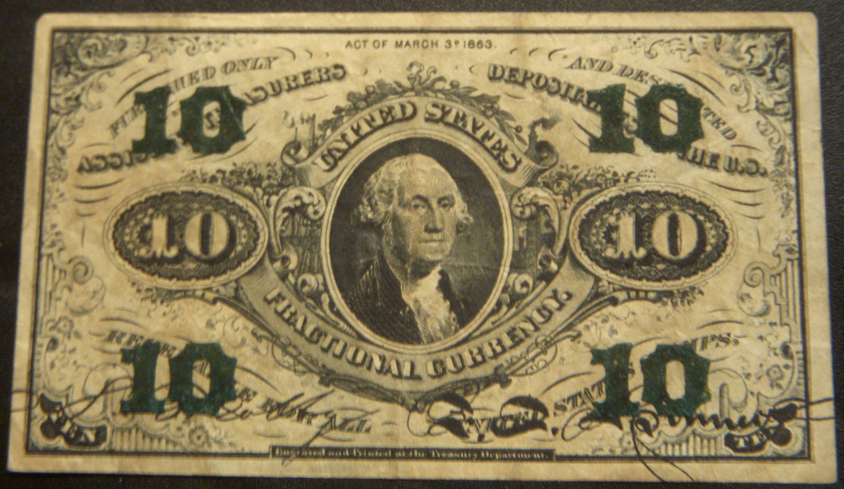 10 Cents Fractional Currency 3rd Issue - FR# 1255