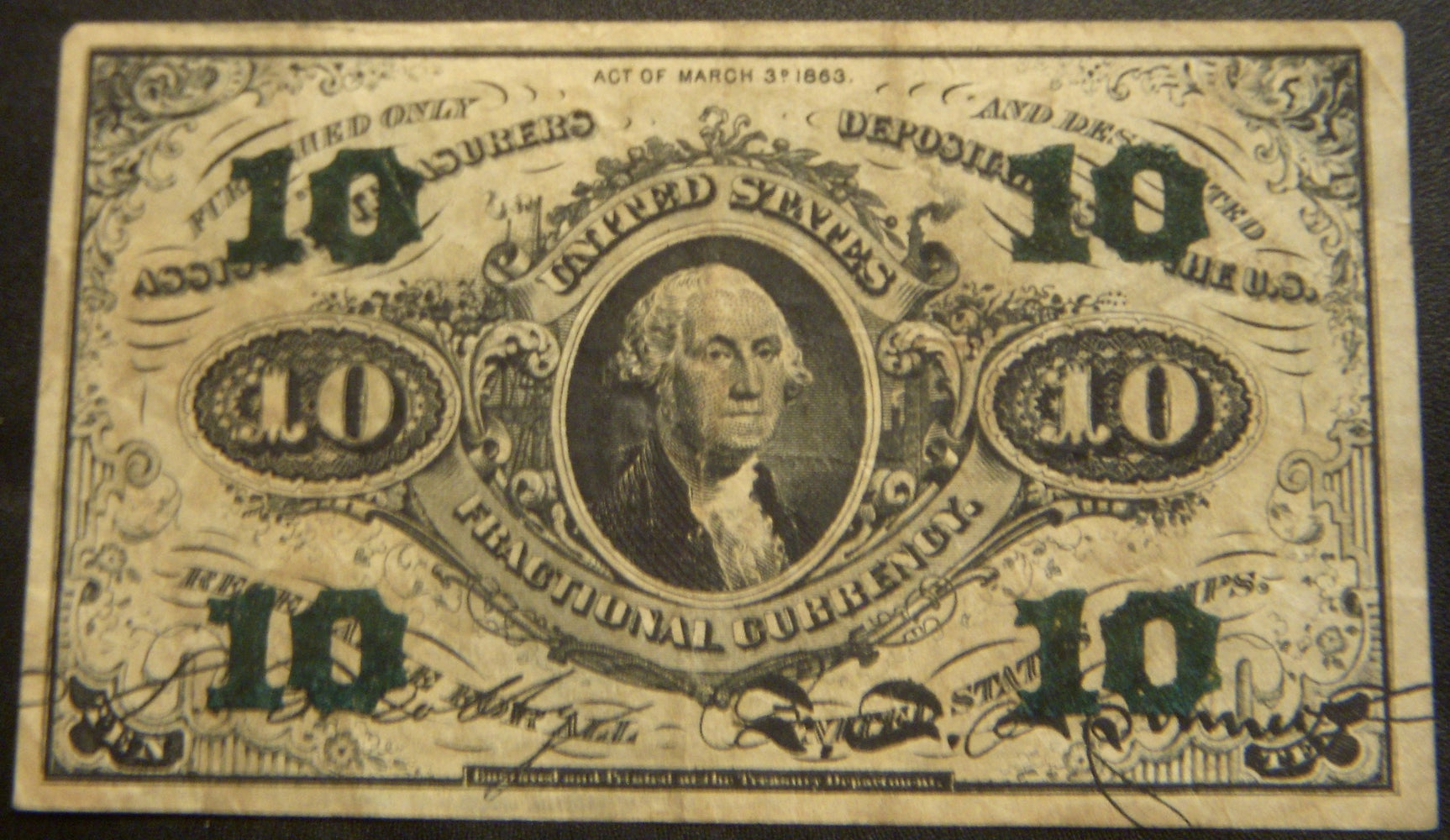 10 Cents Fractional Currency 3rd Issue - FR# 1255