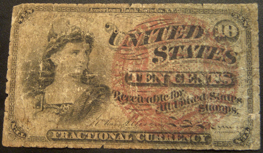 10 Cents Fractional Currency 4th Issue - FR# 1257