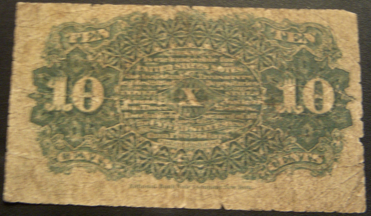 10 Cents Fractional Currency 4th Issue - FR# 1257