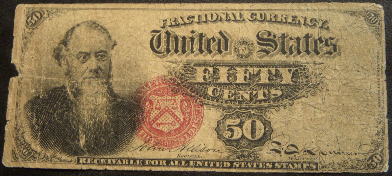 50 Cents Fractional Currency 4th Issue - FR# 1376
