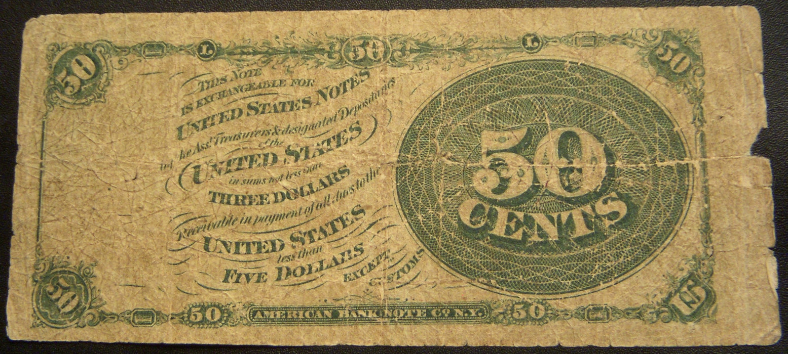 50 Cents Fractional Currency 4th Issue - FR# 1376