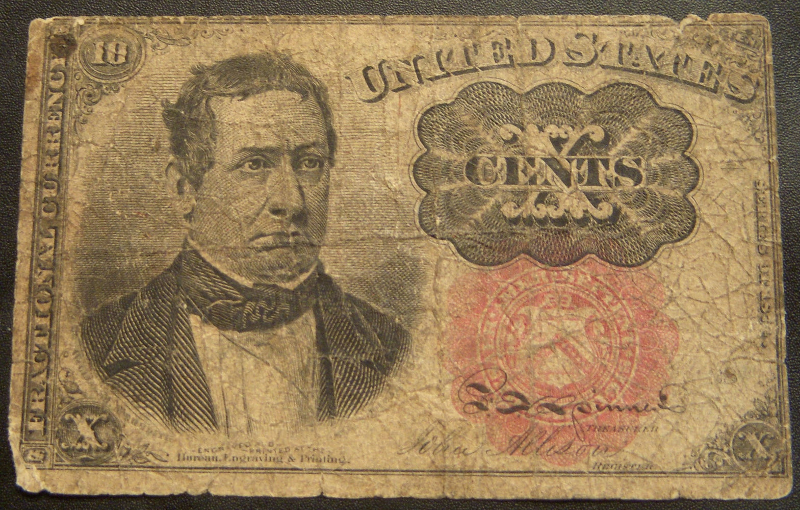 10 Cents Fractional Currency 5th Issue - FR# 1266