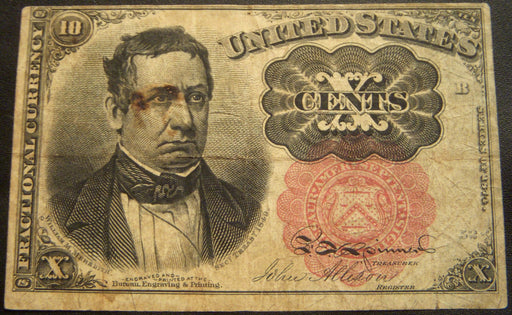 10 Cents Fractional Currency 5th Issue - FR# 1266